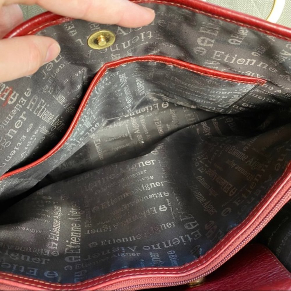 SOLD Etienne Aigner Leather Tote - Picture 10 of 10